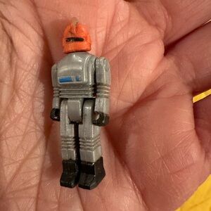 Vintage 1985 Schaper Mega Star Aqua Fighters 1.5" Stomper Pilot Mini Figure